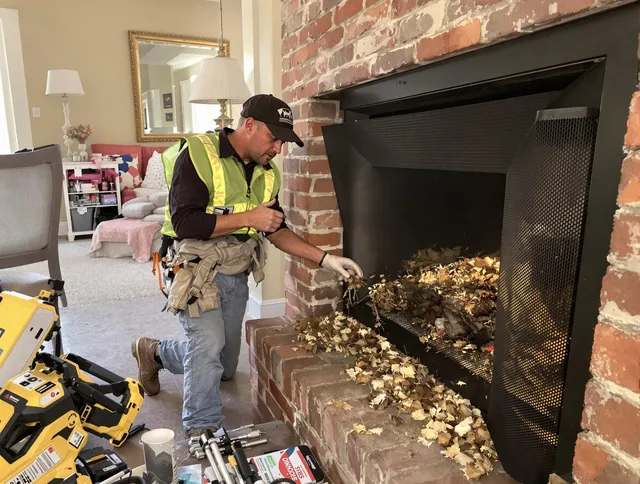 Safe screening installation by Cleveland Chimney Sweep in Cleveland, OH