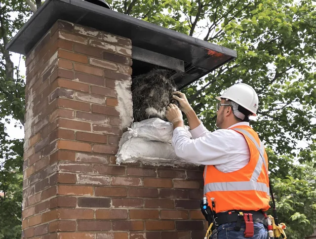 Humane removal of debris and animals by Cleveland Chimney Sweep in Cleveland, OH