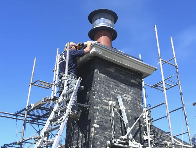 Sturdy chimney crown finished by Cleveland Chimney Sweep in Cleveland, OH