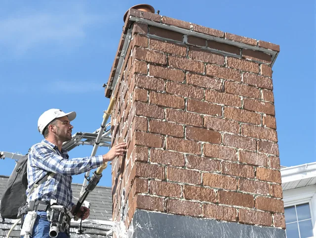 Brickwork for a chimney rebuild by Cleveland Chimney Sweep in Cleveland, OH