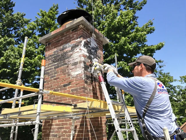 Structural chimney repair by Cleveland Chimney Sweep in Cleveland, OH