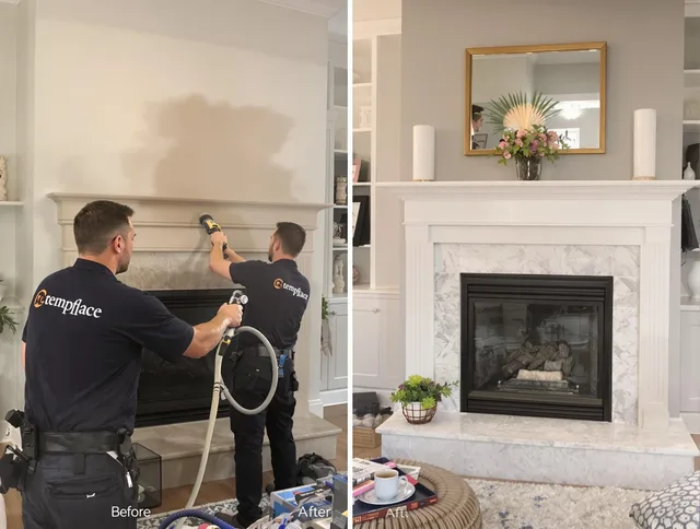 Professional soot removal by Cleveland Chimney Sweep team in Cleveland, OH